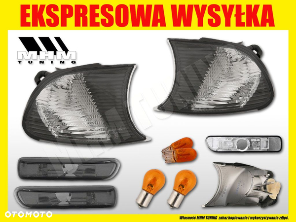 KIERUNKOWSKAZ MIGACZ BMW 3 E46 COUPE SMOKE DEPO FK - 2