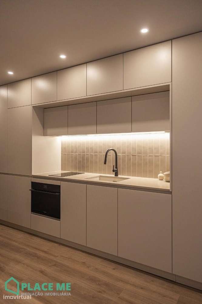 Apartamento T0 NOVO em condomínio fechado junto ao Parque da Rodovia-6