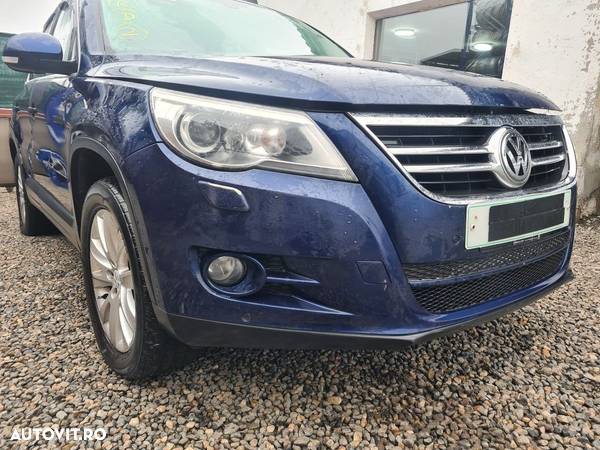 Bara fata Volkswagen Tiguan 5N 2007 - 2011 ALBASTRU (789) model cu spalatoare far - 2