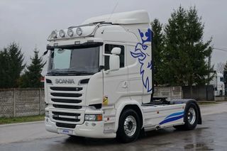 Scania R520 STREAMLINE V8 / STANDARD / AUTOMAT / E6 / RETARDER / LODÓWKA / 2 ZBIORNIKI / ALUMINIOWE FELGI