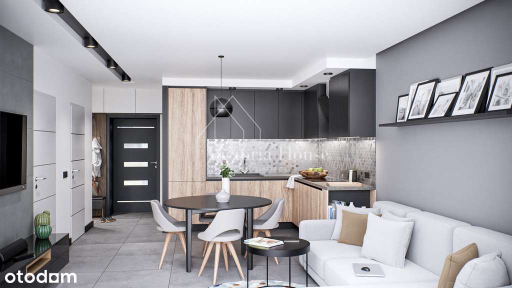 Mieszkanie dwupoziomowe, 3 pokoje, ogród, 2 parkin-3