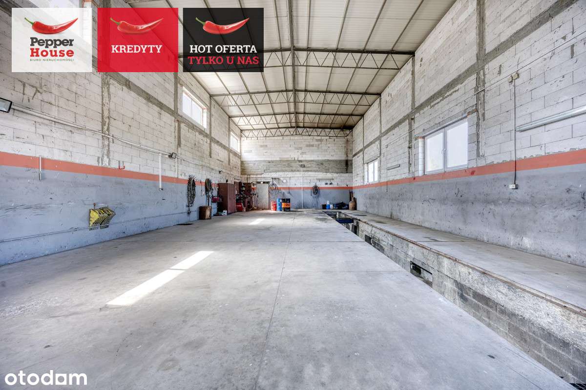 Budynki Magazynowo- warsztatowe z placem 2200m2