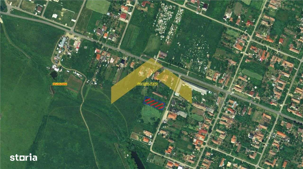 Teren intravilan de vanzare Frumuseni - Imagine principală: 2/3