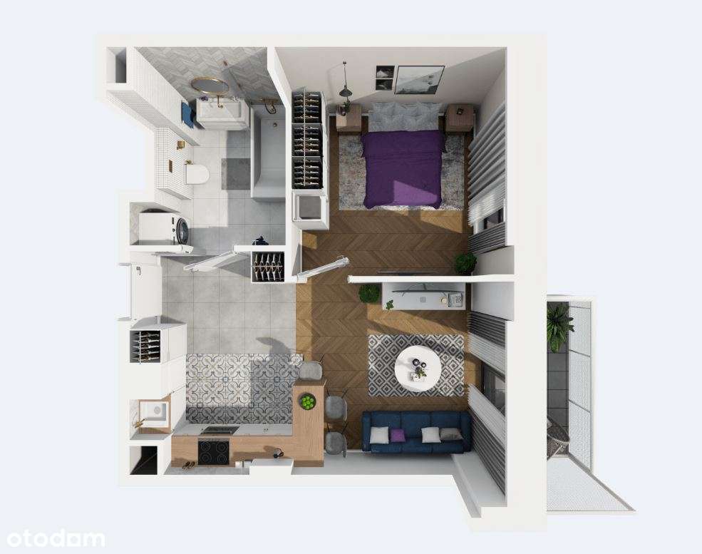 Najtańsze 2 Pokoje -- Widok na oczko wodne! -- Super CENA do 8.11.2025-3