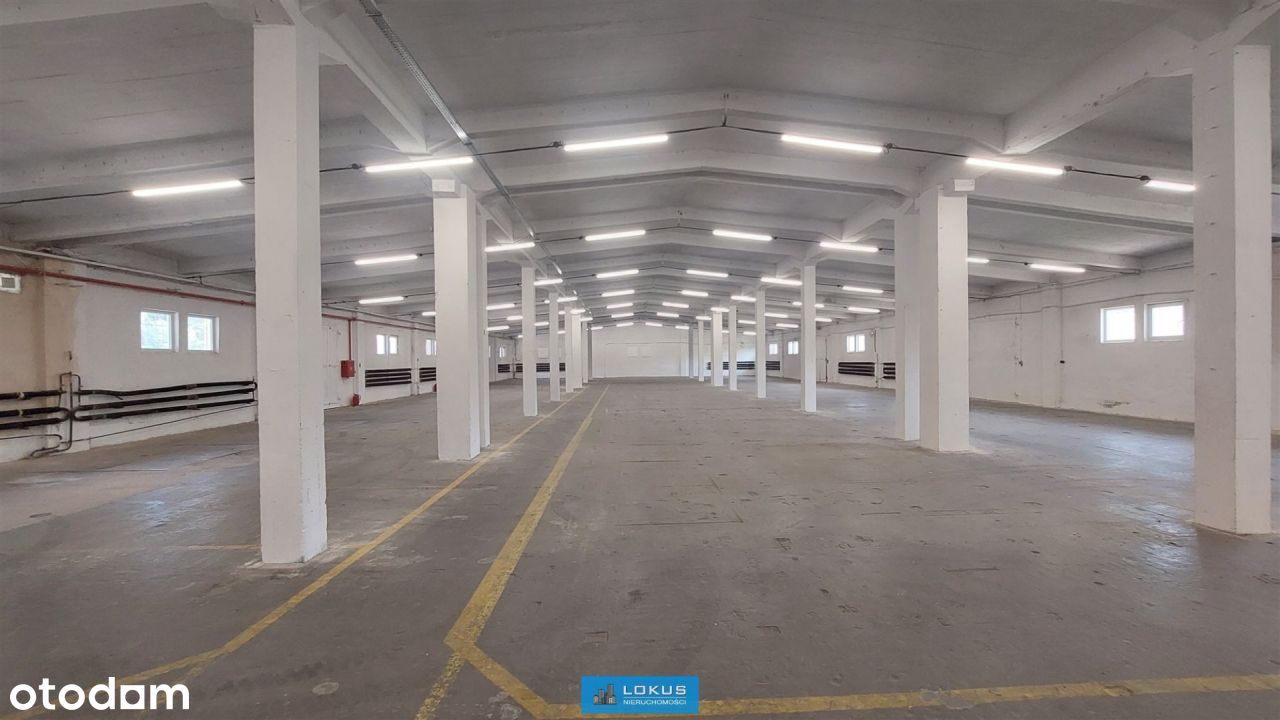 Magazyn 700 m2 ogrzewany z rampą przy A1