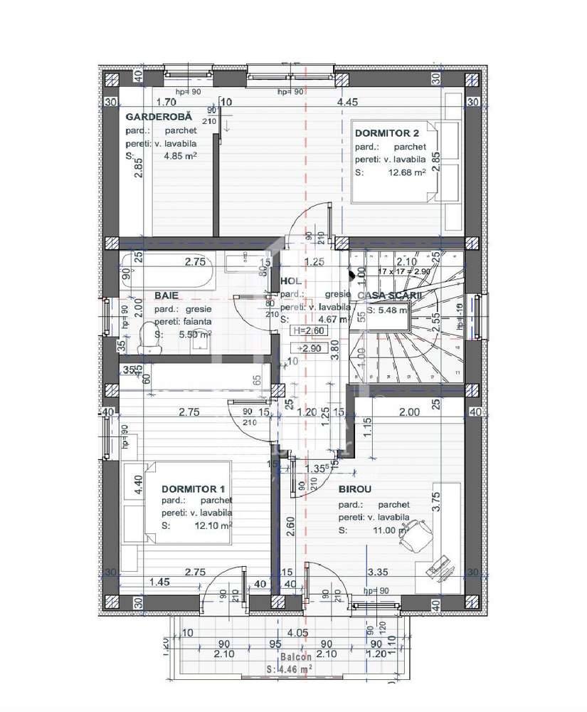 Casa individuala cu 4 camere, 105mp utili, teren 260mp, Cristian - Imagine principală: 5/13