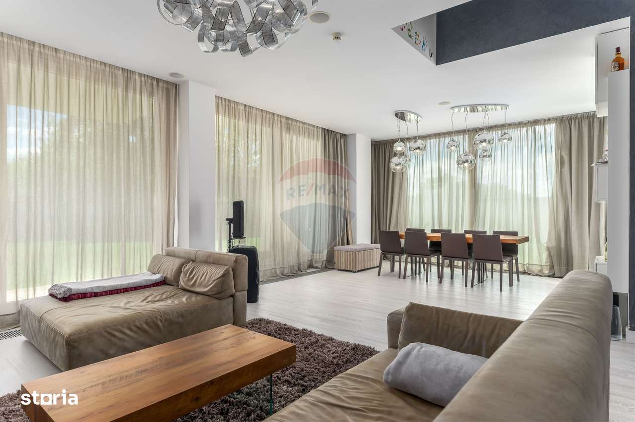 Vila contemporana, finisaje interioare lux,  gradina interioara - Imagine principală: 1/20