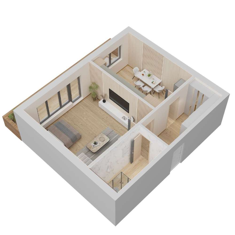 Alege sa trăiești cu stil, Garsoniera 50mp locatie Premium zona Coresi - Imagine principală: 5/17