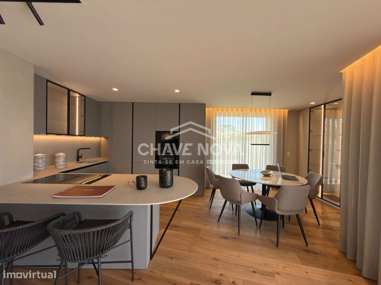 Apartamento T3 São Félix da Marinha Vista Mar Garagem Box 2 Carros - Grande imagem: 4/34