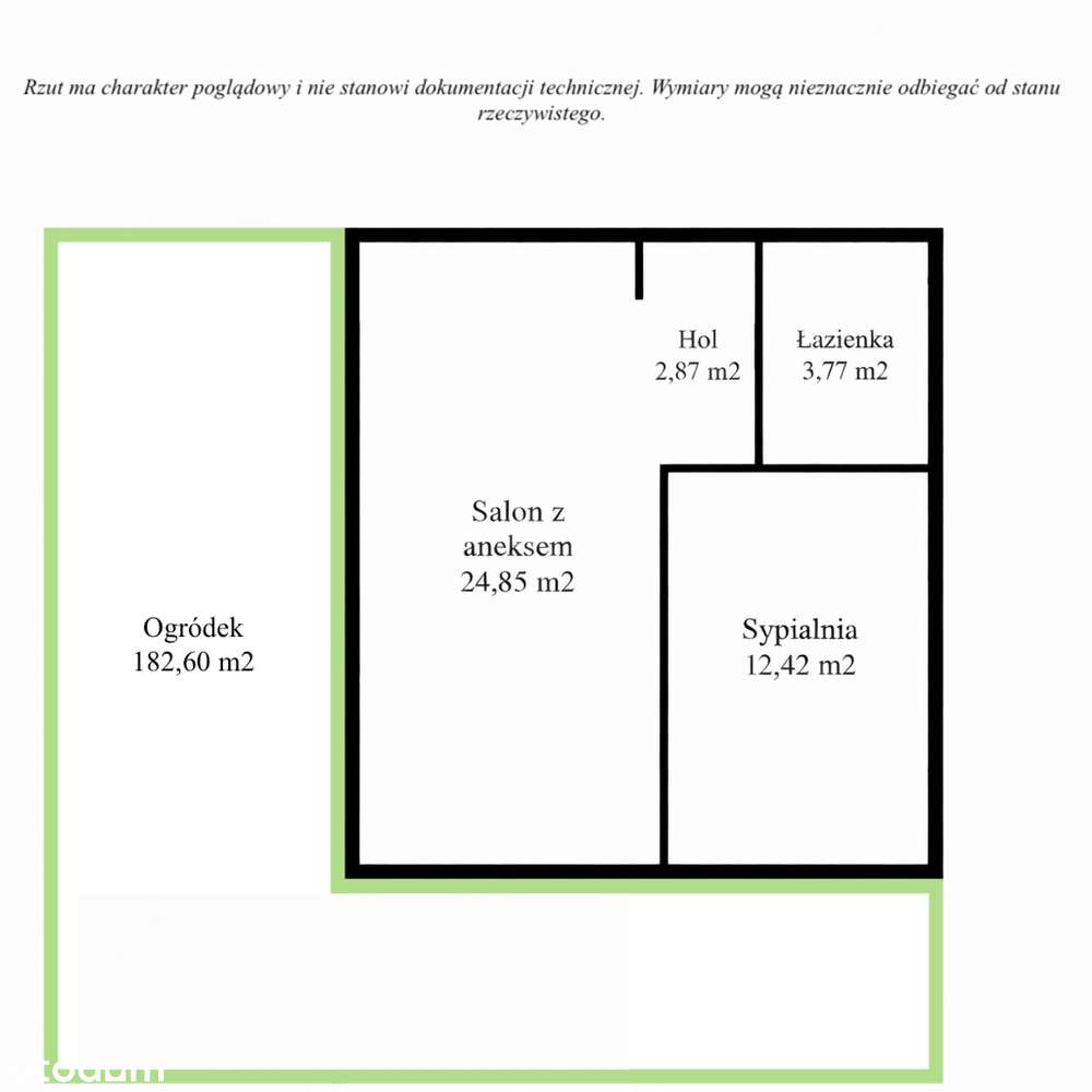 2 pokoje | Ogród 182,6 m² | Komórka lokatorska | Do wprowadzenia-19