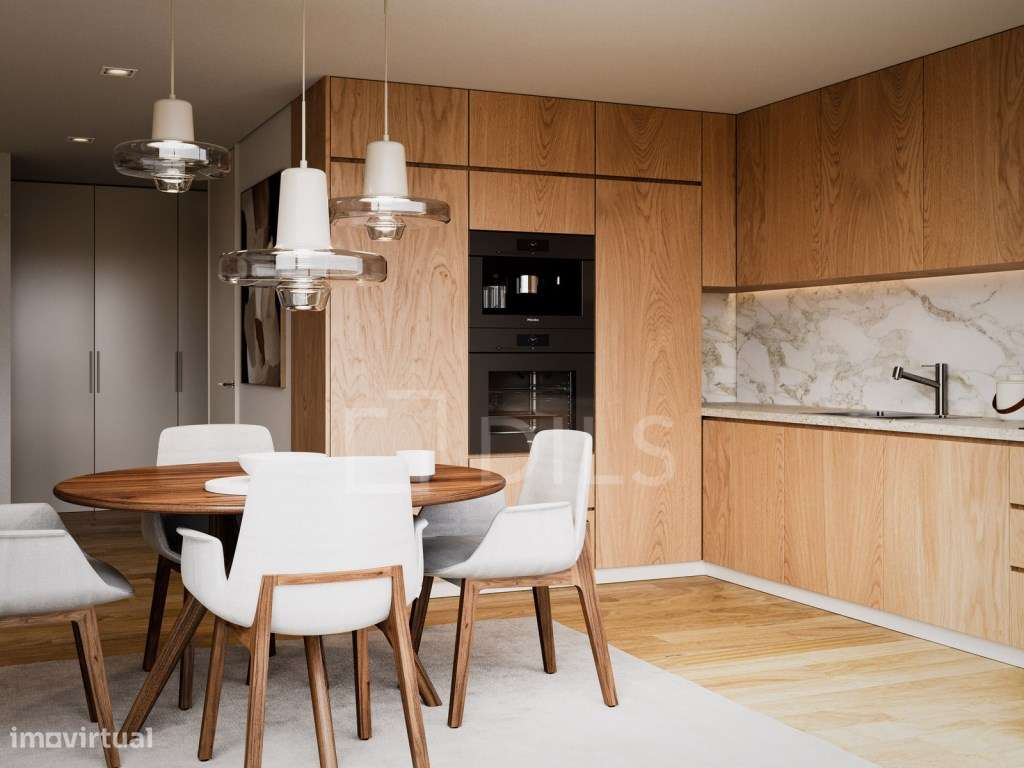 Apartamento T3 com varanda em novo empreendimento no Porto - Grande imagem: 4/46