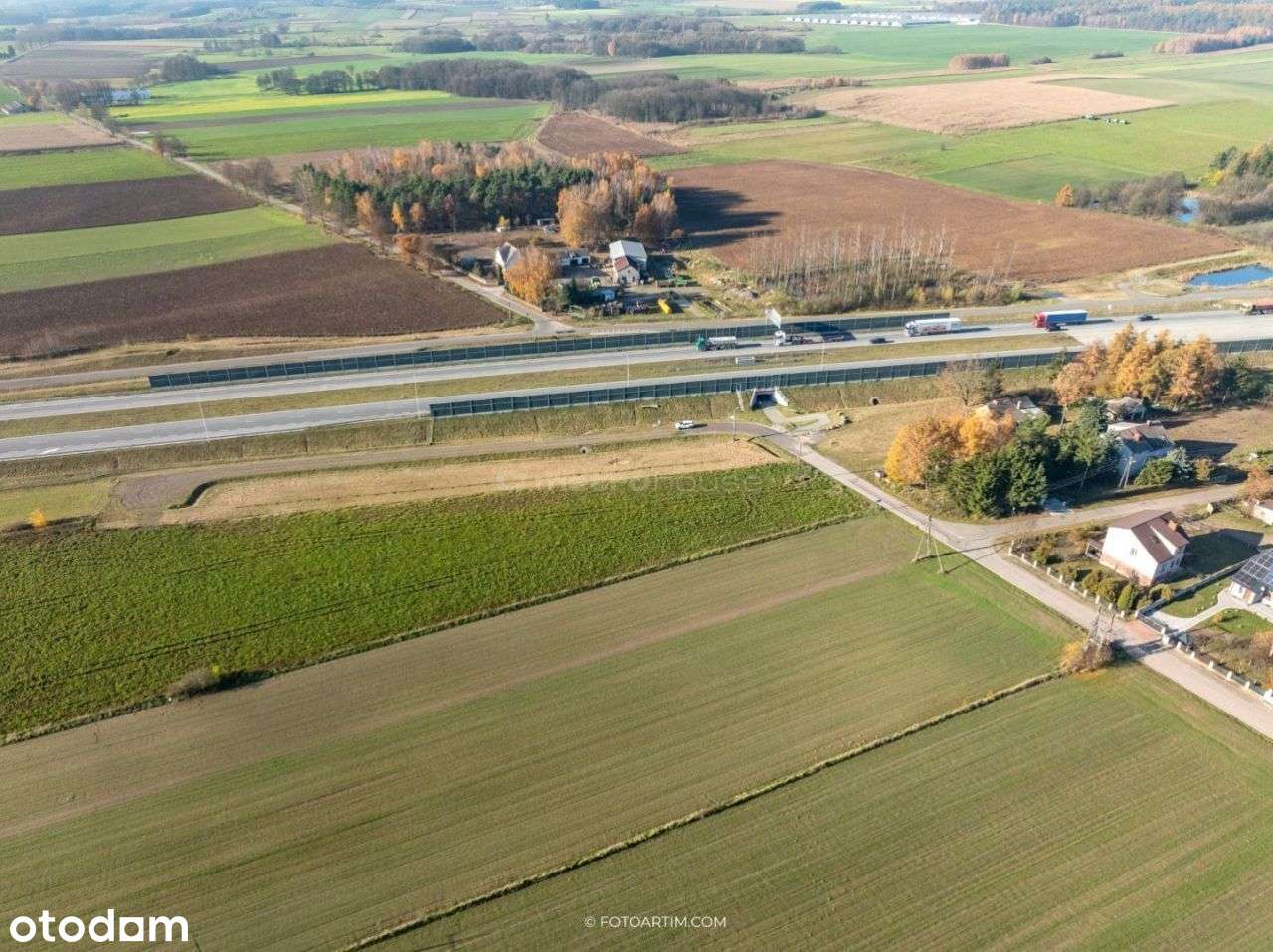 Działka inwestycyjna, objęta Mpzp, przy Dk- S7-12