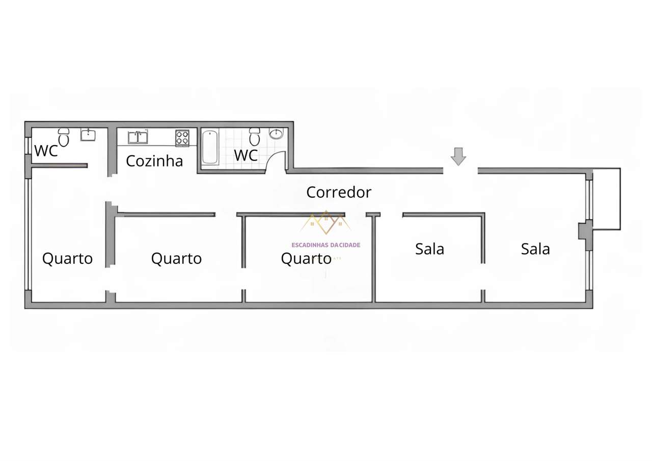 Apartamento T3 usado Arroios Lisboa-33