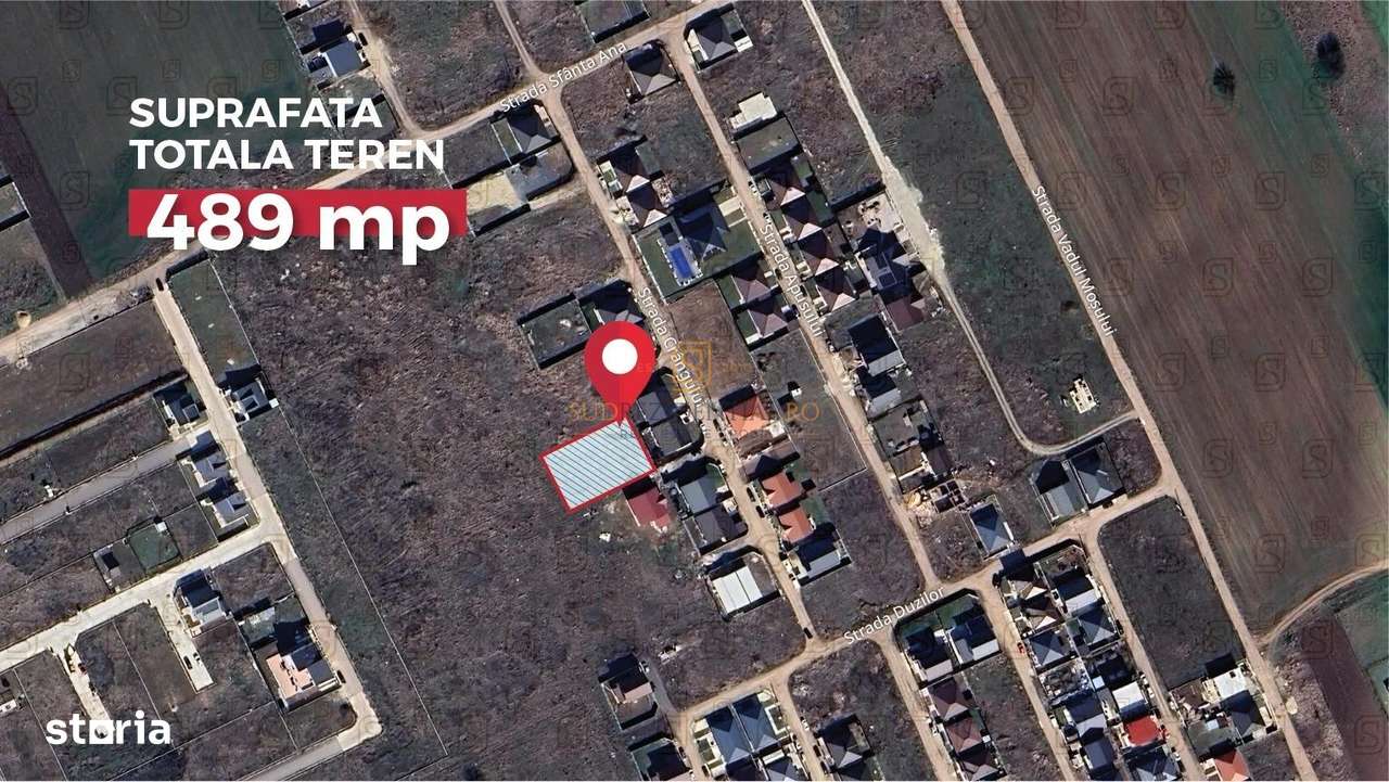 Teren intravilan excelent, suprafata 489 mp, intrare in comuna Berceni - Imagine principală: 3/15