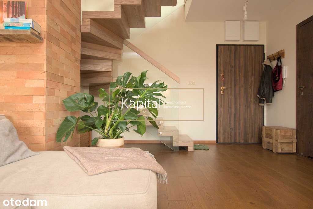 Designerskie mieszkanie z antresolą 73 m2 Maślice-16