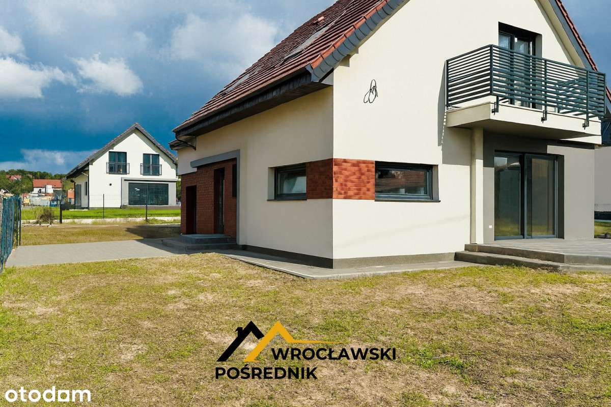 Nowy dom z przeszkleniami. Taras, Garaż, Ogród !-1