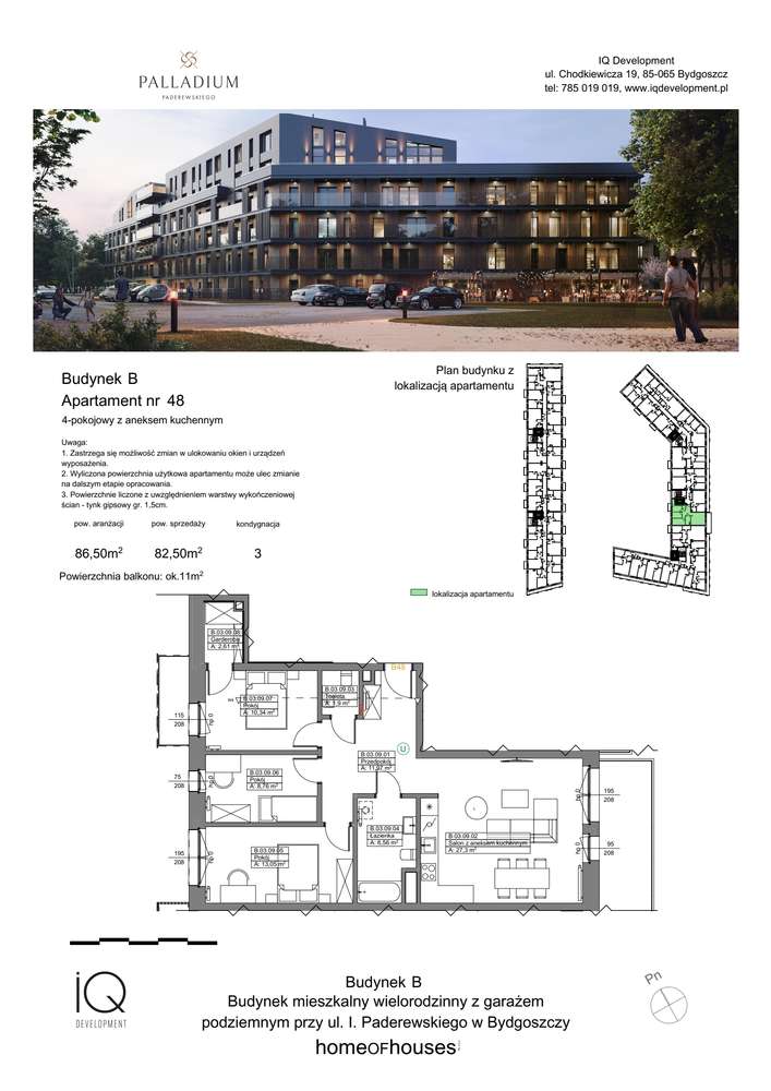 Palladium | apartament 4-pok. | B48 - Pełny obrazek: 2/7