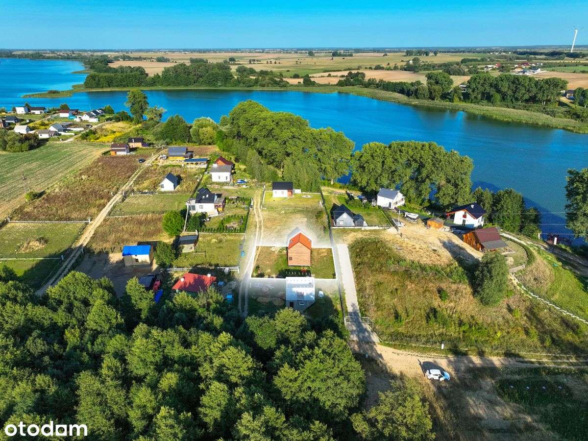 Nowy dom 70 m2 przy jeziorze, działka własnościowa-1