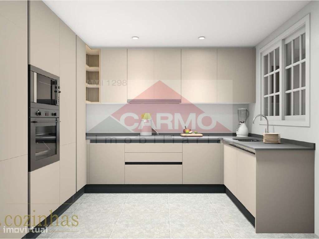 T3 com excelentes acabamentos com parqueamento.(oferta da escritura). - Grande imagem: 2/60