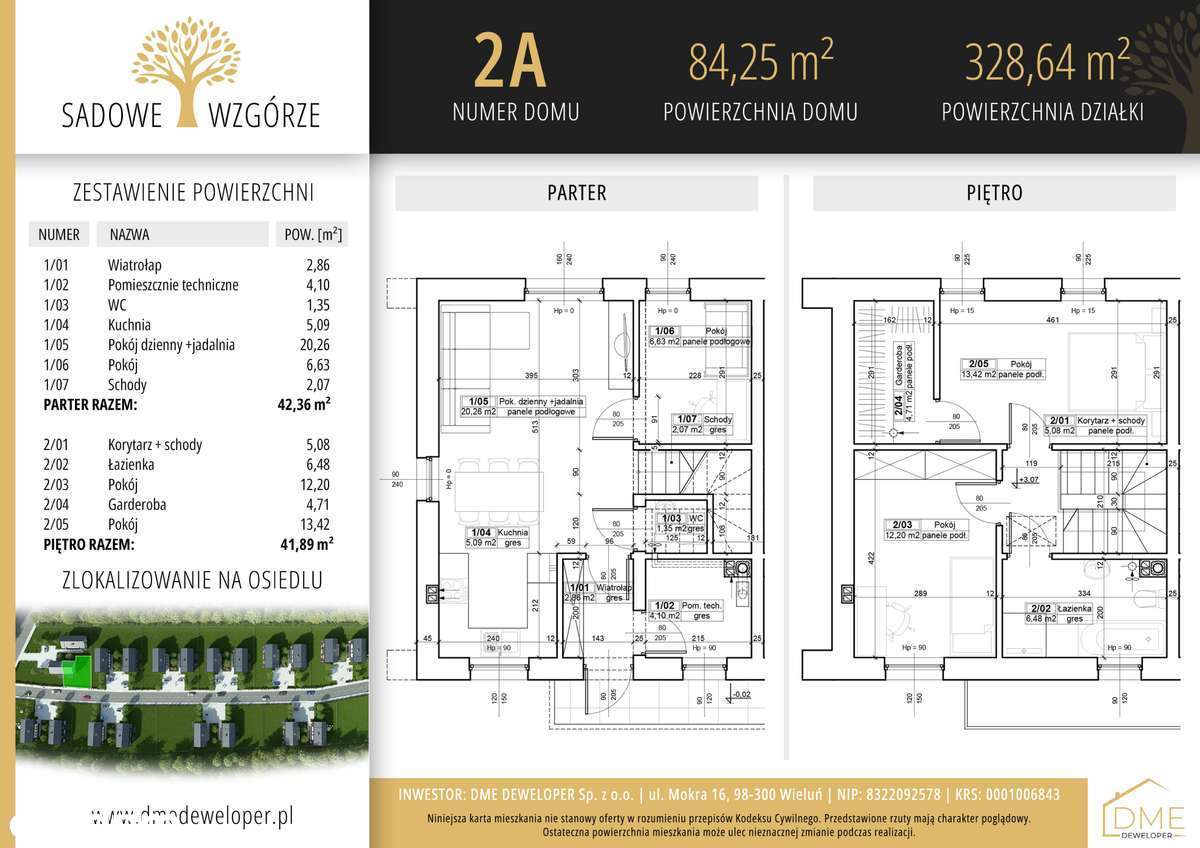 Wieluń Sadowe Wzgórze Domy Bliźniaki - 4 pokojowe - Pełny obrazek: 5/20