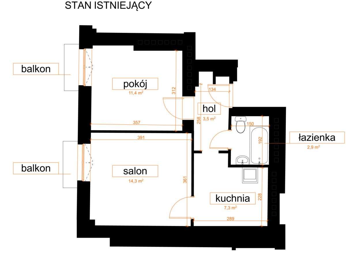 Top !!! 2 balkony Hallera 42 m2 , winda - Pełny obrazek: 4/10