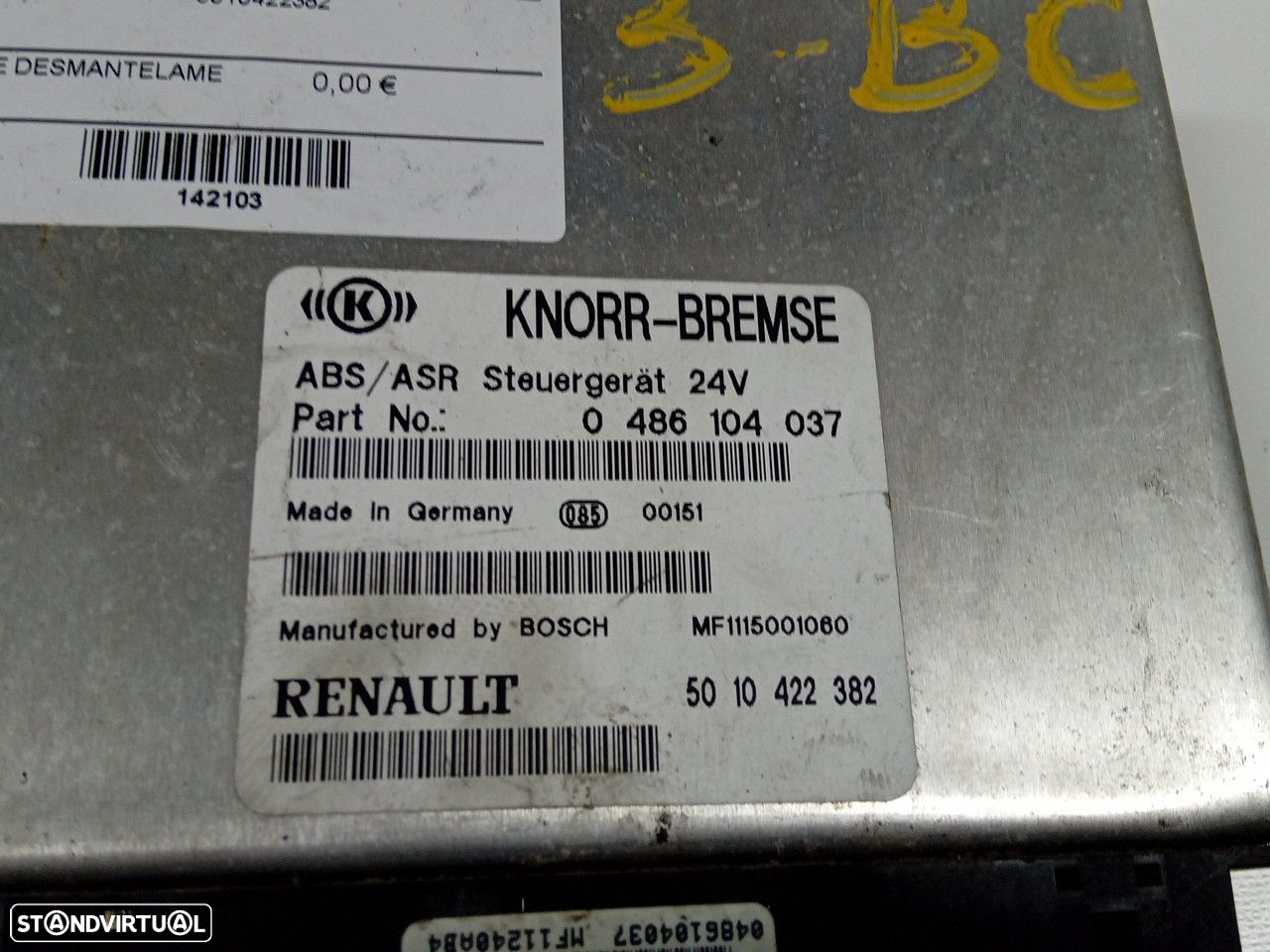 Centralina Knorr-Bremse - - 2