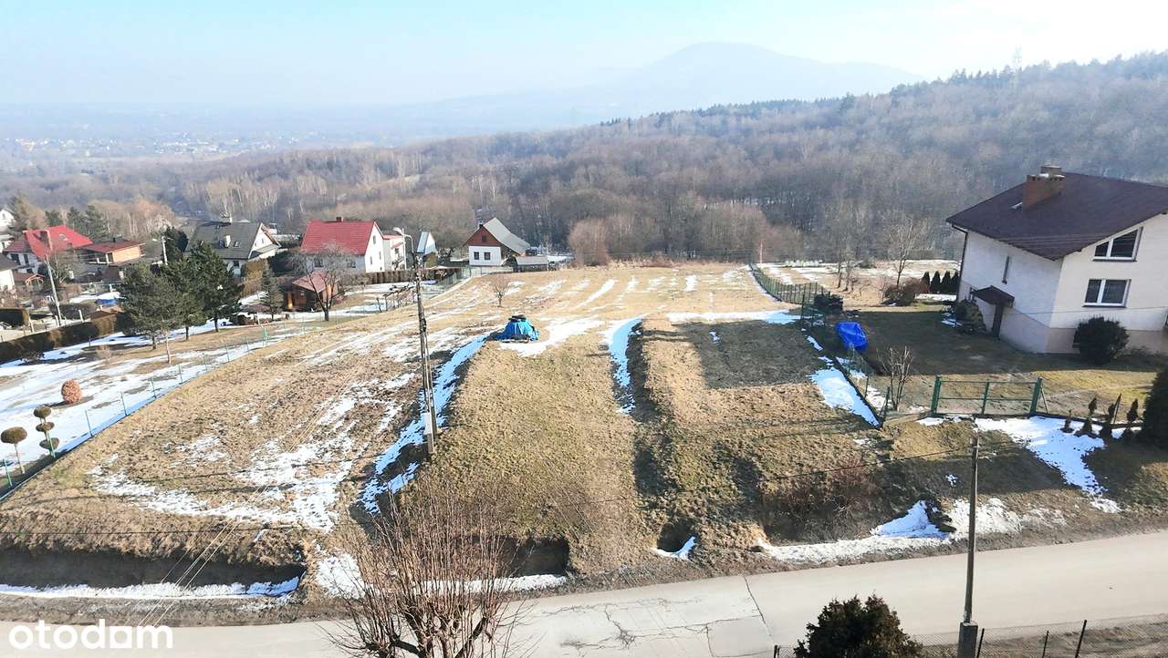 Działka budowlana w górach|Szlaki piesze z domu| WZ i media w działce!-9