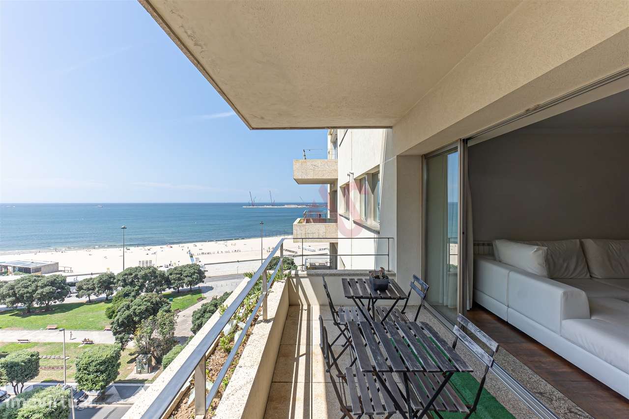 Apartamento T3 para arrendar com Vista Mar em Matosinhos – Frente à Pr - Grande imagem: 4/35