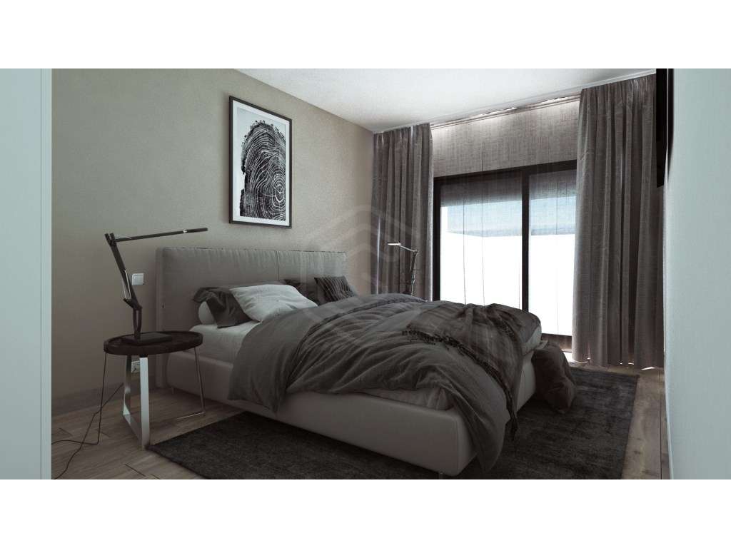 Moradia em banda T3, piscina e terraço com vista mar, Fuseta, Algarve - Grande imagem: 5/22