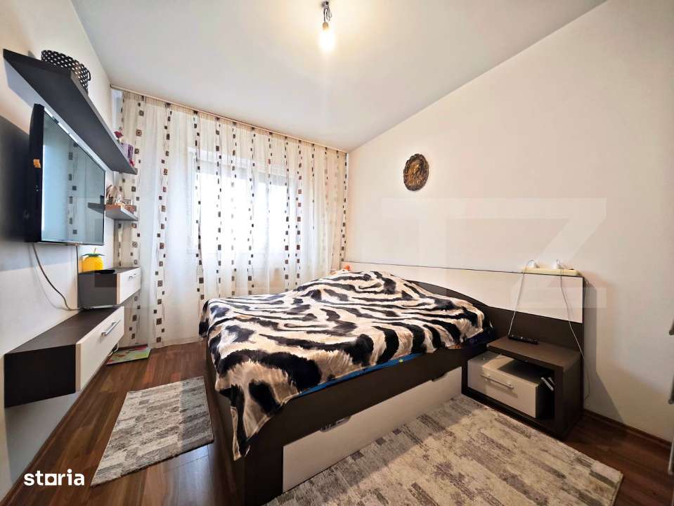 Nufarul-Apartament 72 mp, modern 3 camere, 2 bai, balcon cu panorama - Imagine principală: 3/10