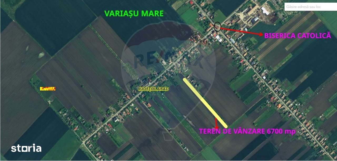 Teren de vânzare cu potențial construibil 6,700mp Variasu Mare - Imagine principală: 5/5