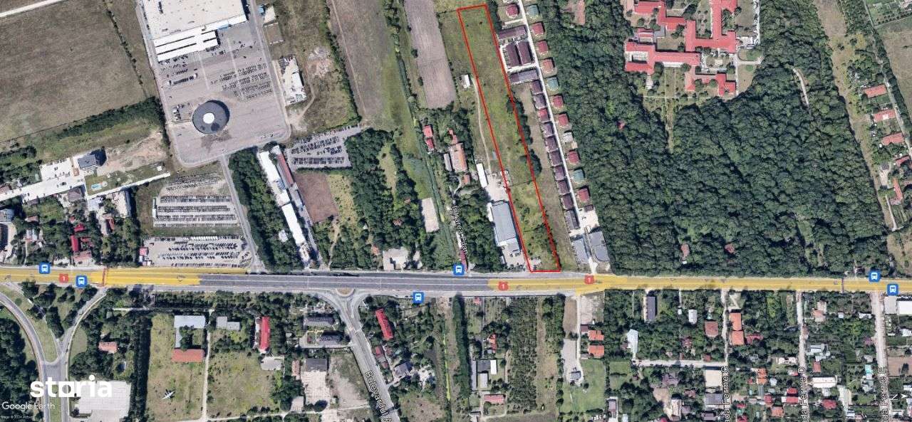Otopeni-DN1 teren constructii 16500mp, zona mixta - Imagine principală: 3/7