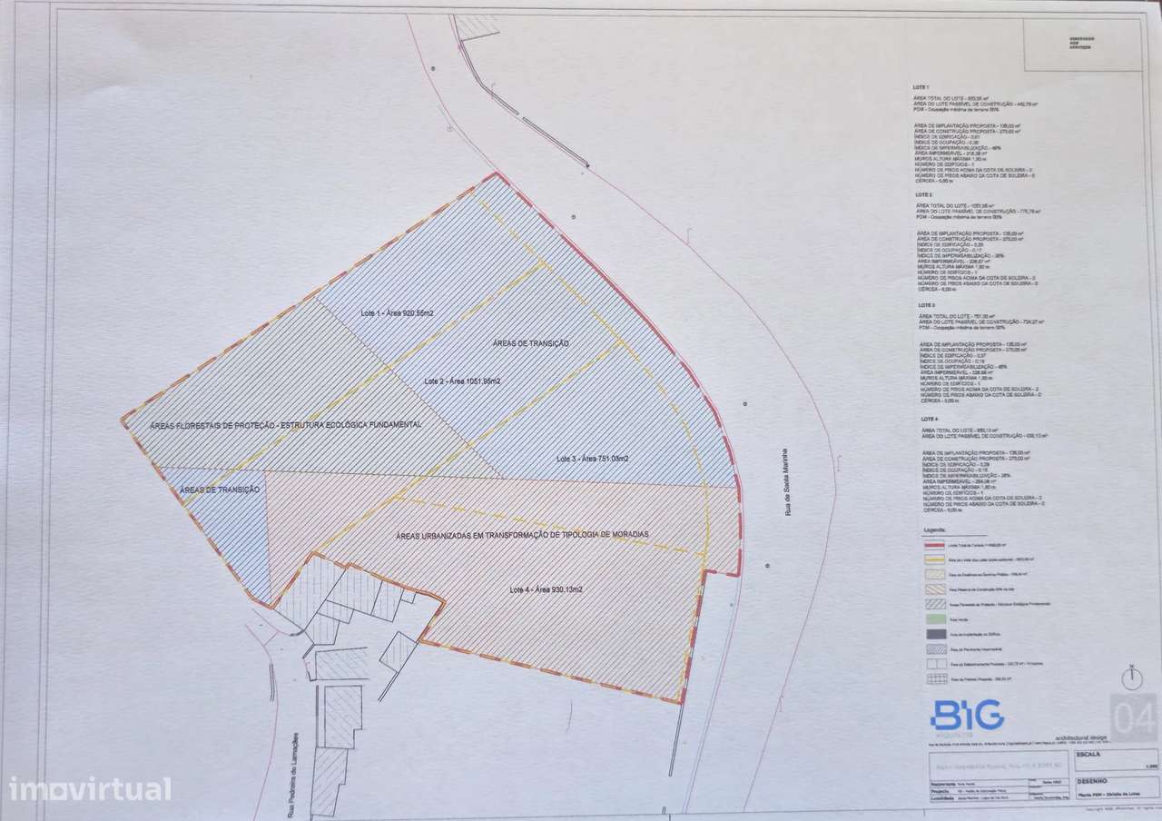 Terreno para 4 Moradias Independentes em Pedroso - Grande imagem: 5/26