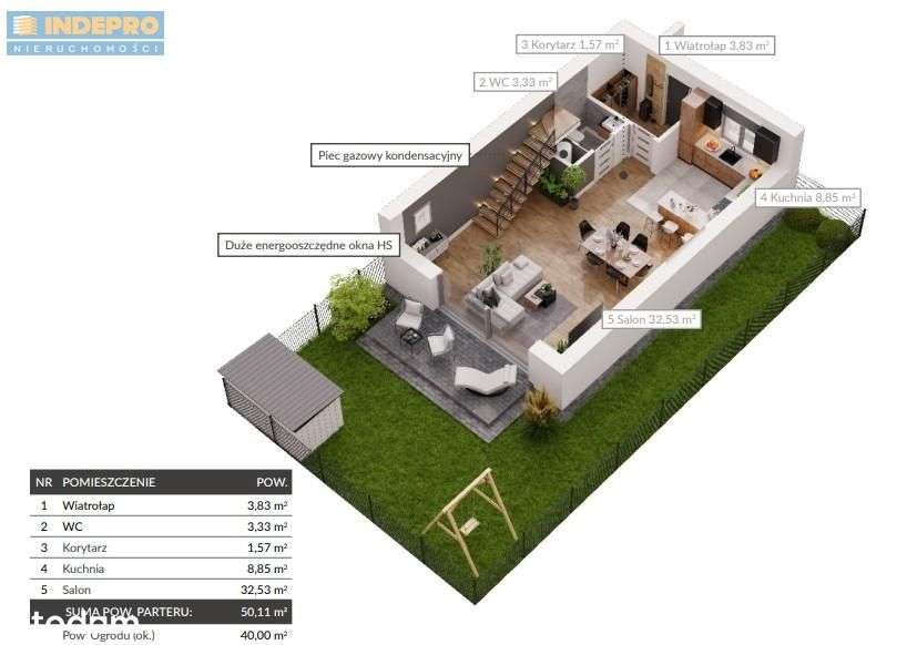 Nowoczesny dom szeregowy | Wawer | 138,85 m² – další