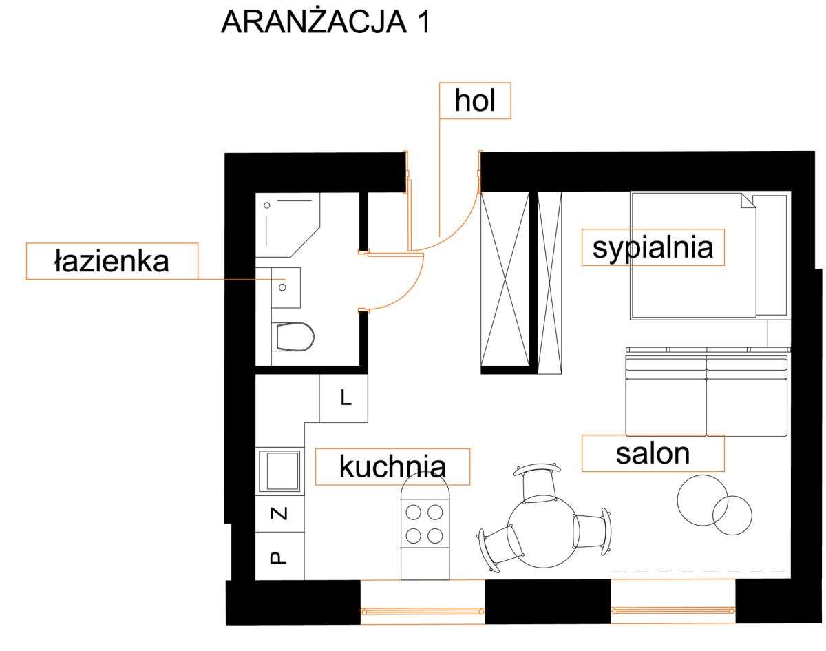 Plac Plac Hallera / Szanajcy 11 . 30 m2 2 piętro-17
