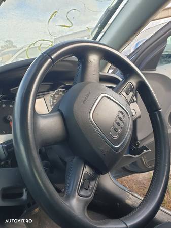 Volan Piele 4 Spite cu Comenzi Fara Airbag Audi A4 B8 2008 - 2015 [C1840] - 2