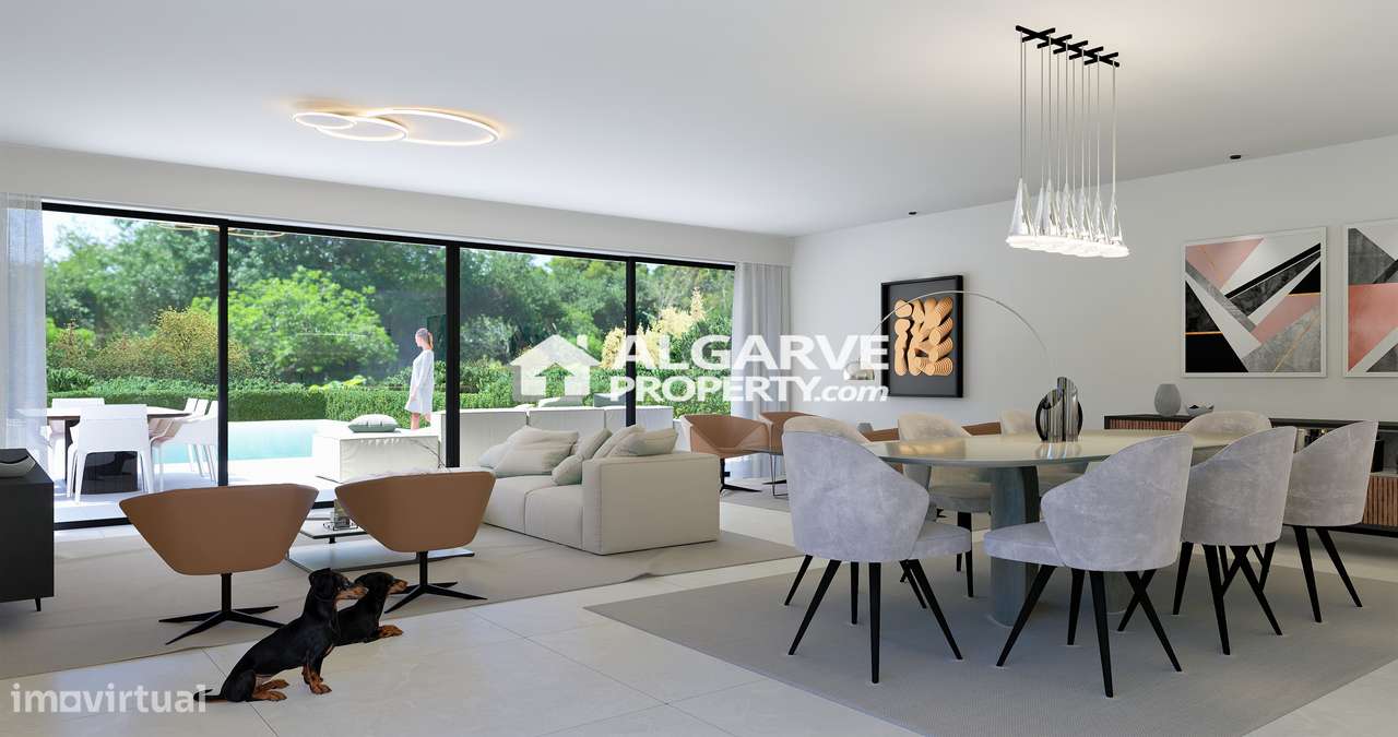 Moradia V4 de estilo contemporâneo em fase construção com vista mar ju - Grande imagem: 2/13