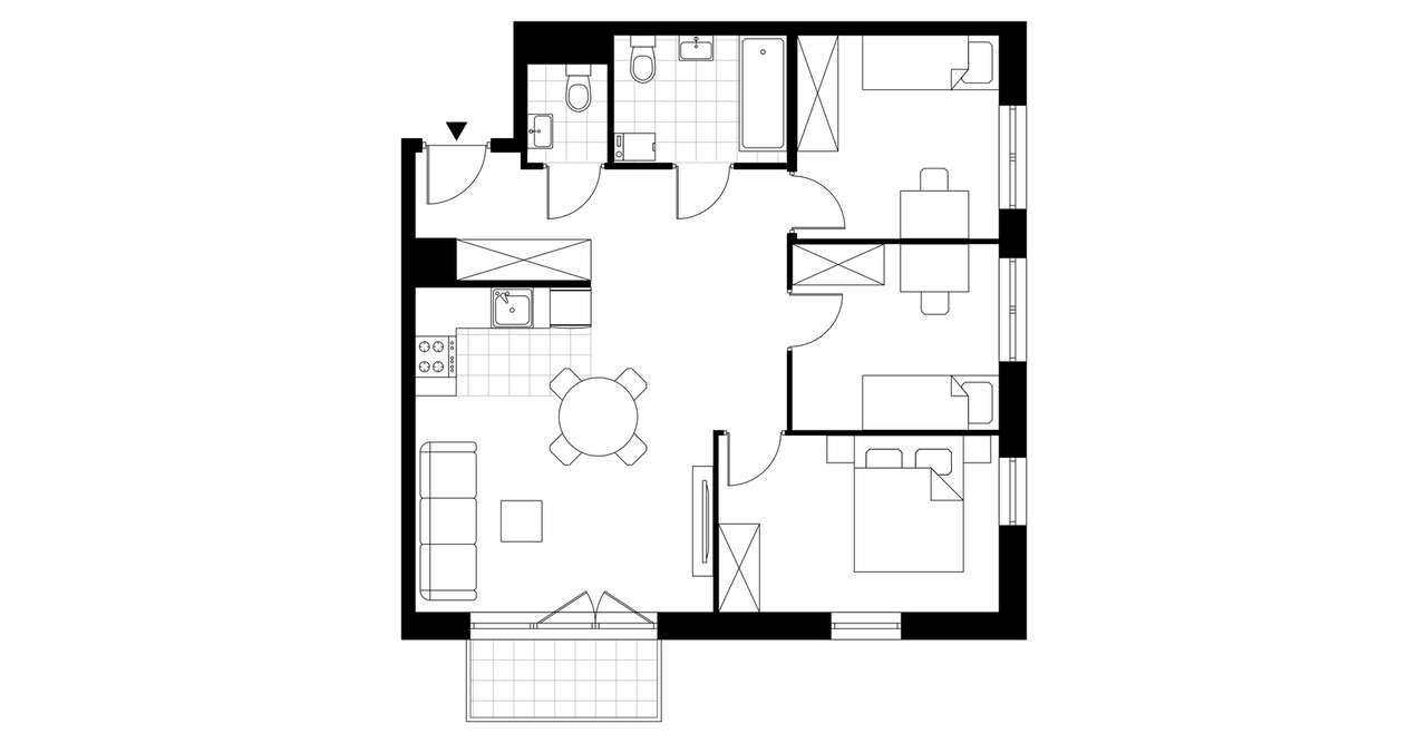 Glogera 32 | mieszkanie 4-pok. | M16 - Pełny obrazek: 4/9