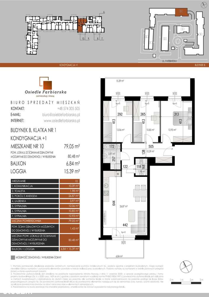 4-pokojowe mieszkanie 79m2 + balkon - Pełny obrazek: 2/6