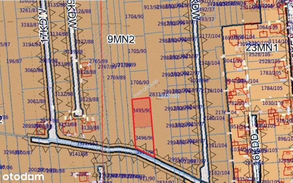 Działka budowlana 1390 m2 lub 690 m2-Świerklaniec - Pełny obrazek: 5/12