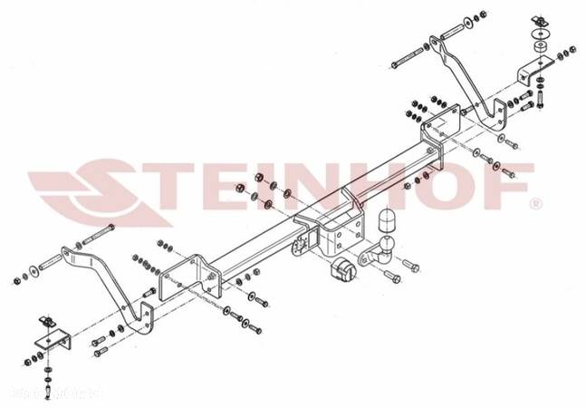 HAK HOLOWNICZY  MODUŁ 13PIN CITROEN JUMPER FIAT DUCATO PEUGEOT BOXER 06-19 SKRZYNIA RAMA L4  + L5 - 4