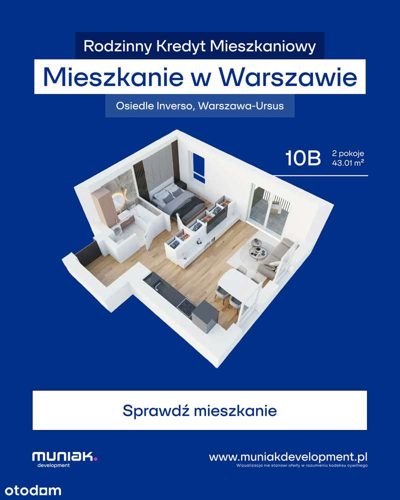 Spełnij marzenie o własnym M! | Mieszkanie 10B na Osiedlu Inverso - Widok 2