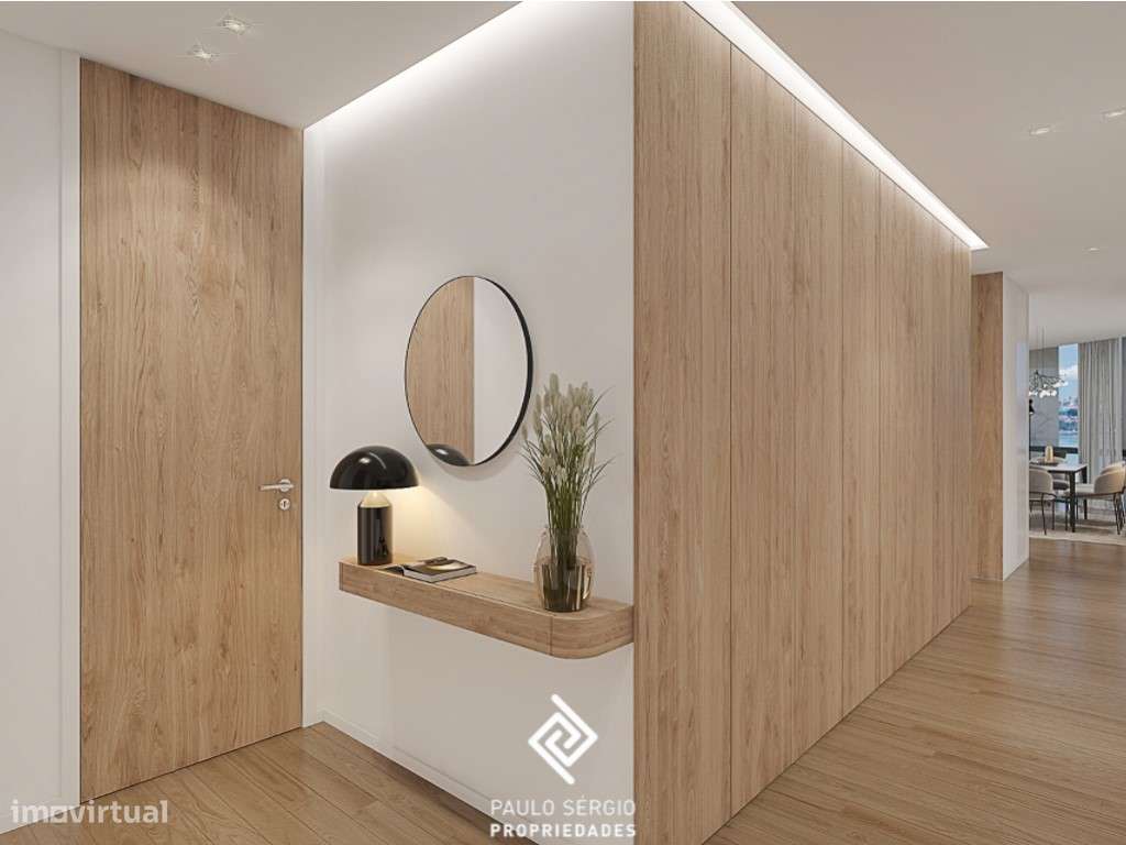 T4 com vistas sobre a cidade, rio e mar em Vila Nova de Gaia - Grande imagem: 4/24