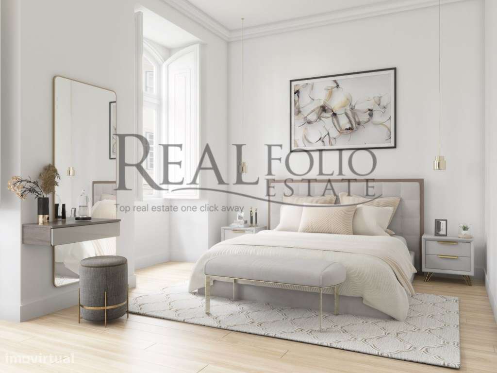 Luxuoso apartamento T3+1 no coração do Chiado - Grande imagem: 1/32