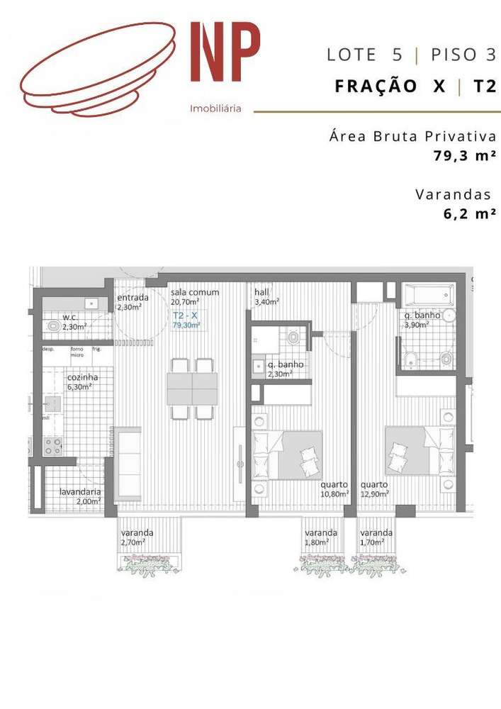 "T2 Novo - 280 000 € em vez dos 350.000€ pós const." Frac. X-16