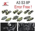 KIT COMPLETO DE 20 LÂMPADAS LED INTERIOR PARA 2003-2013 PARA AUDI A3 S3 8 P 3 PUERTA Y 5 PUERTA SPO - 1