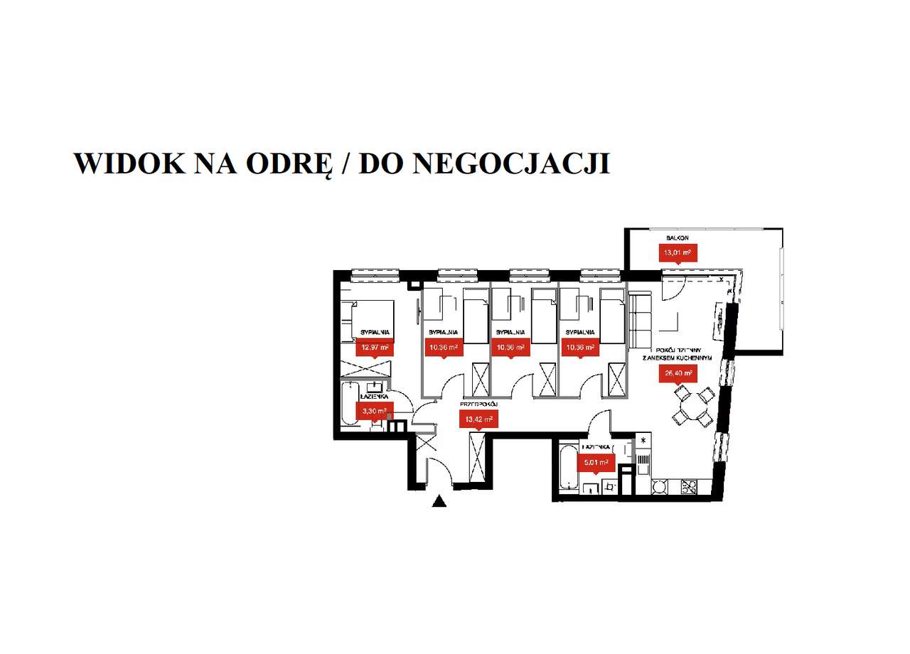 WIDOK NA ODRĘ / 5 piętro + 5 pokoi / Do NEGOCJACJI!-1