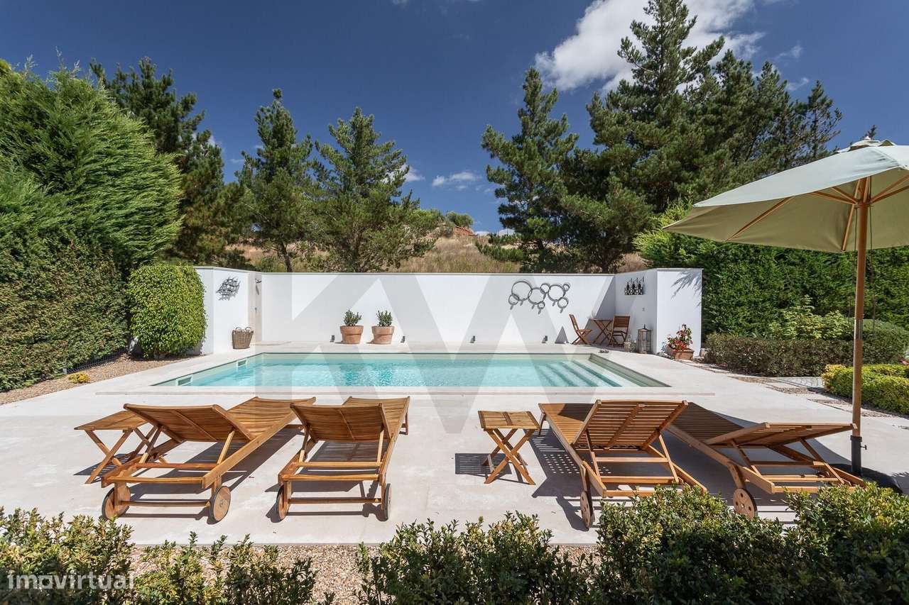 Alenquer | Moradia Térrea T3+1 c/ Piscina, Jardim e Vista Vinícola - Grande imagem: 3/60