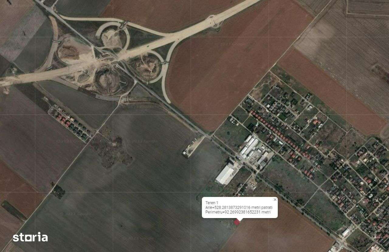 Teren 528 mp DN4 - A0 - Popești Leordeni-0