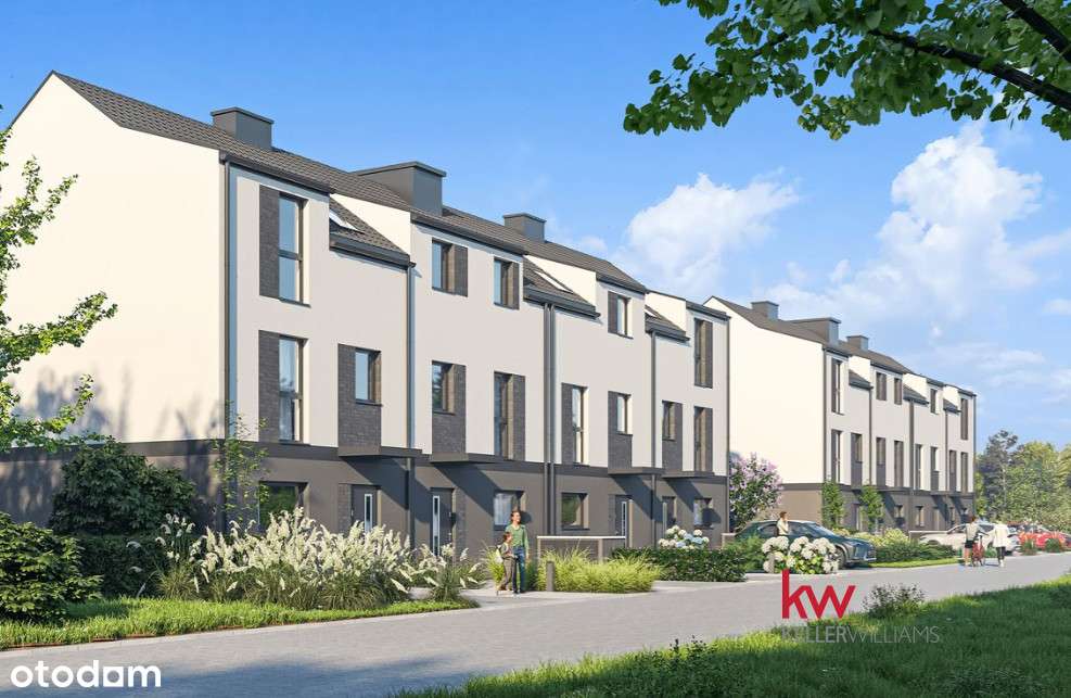 ♦Przestrzenny dom szeregowy 5pokoi♦ 128m2♦ Iwiny - Pełny obrazek: 4/7